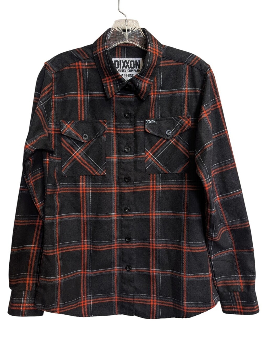 Dixxon Flannel Women's Medium Plaid Red Black Form And Function